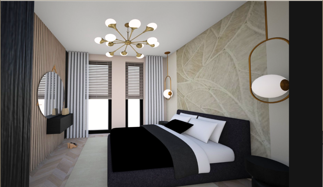 Interieurontwerp slaapkamer